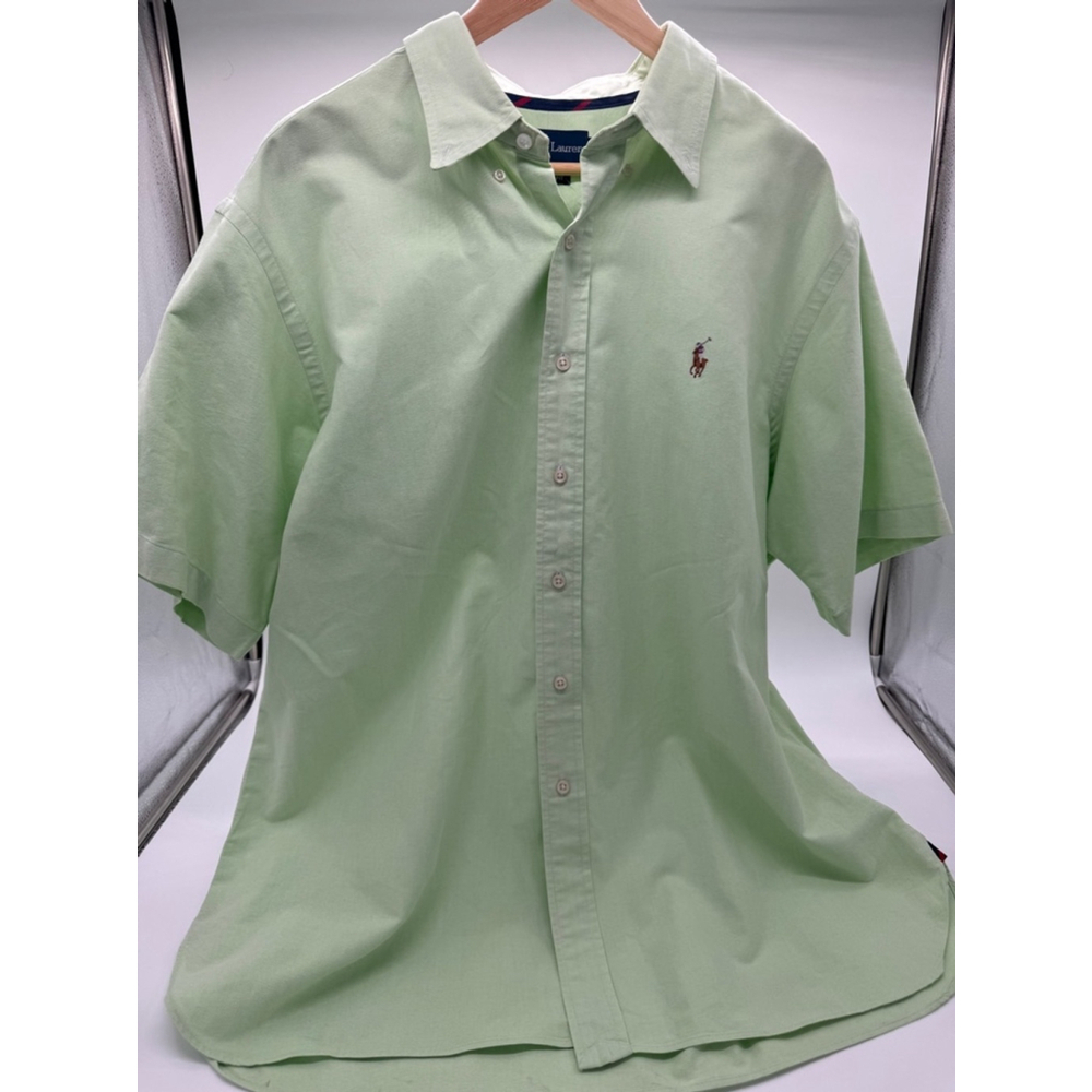 RALPH LAUREN Classic Fit Oxford Lime Green XXL